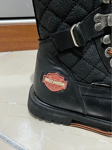 Harley Davidson çocuk siyah bot - Görsel 3