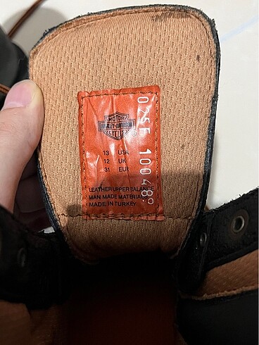 Harley Davidson çocuk siyah bot - Görsel 5