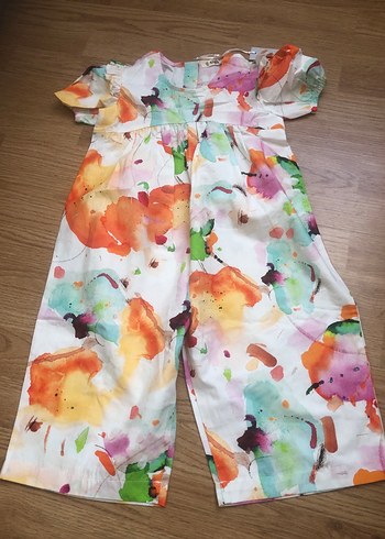 Diğer Kız Bebek Çok Renkli Batik Desenli Tulum