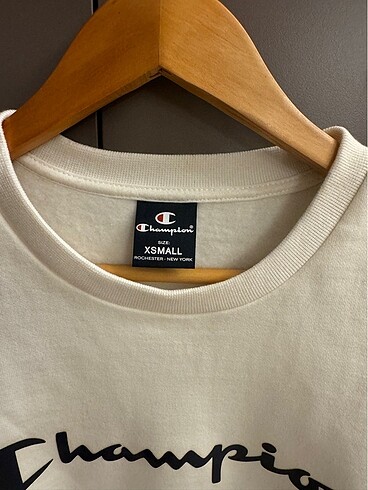 xs Beden Champion beyaz sweatshirt