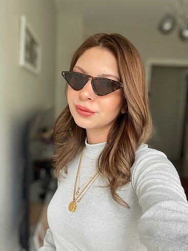 Leopar detaylı Yeni trend güneş gözlüğü