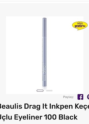 BEAULIS DRAG IT BLACK EYELINER 