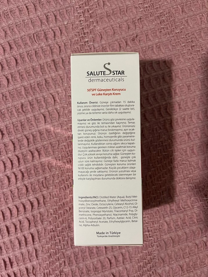 SalutedStar SPF 50 Leke Karşıtı Güneş Kremi - Görsel 2