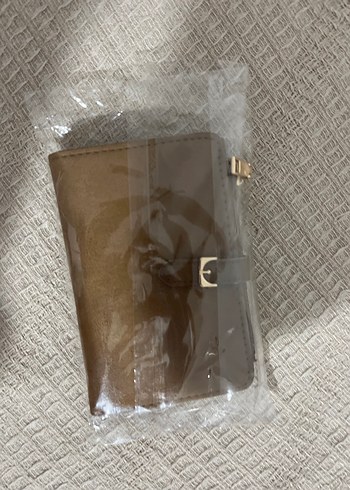 Bej Süet Kemerli Kadın Cüzdanı - Görsel 3