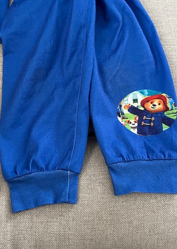 5 Yaş Beden mavi Renk Paddington Bear Pijama Takımı
