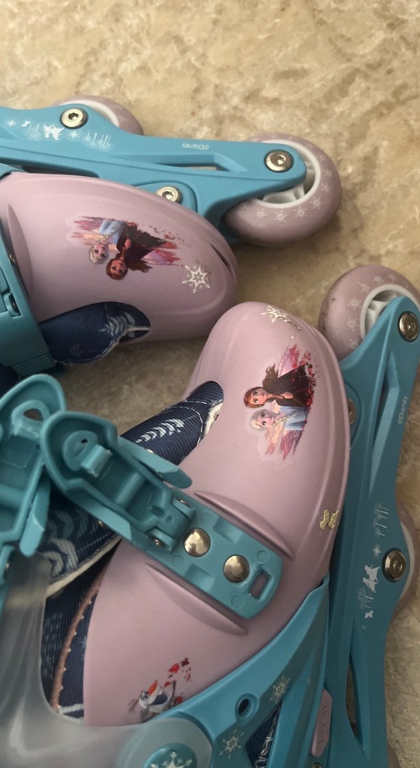 Frozen Baskılı Kız Paten - Görsel 4