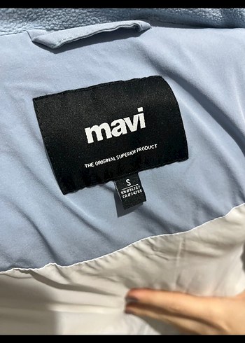 Düğmeli Gri Kadın Kışlık Mont - Görsel 4