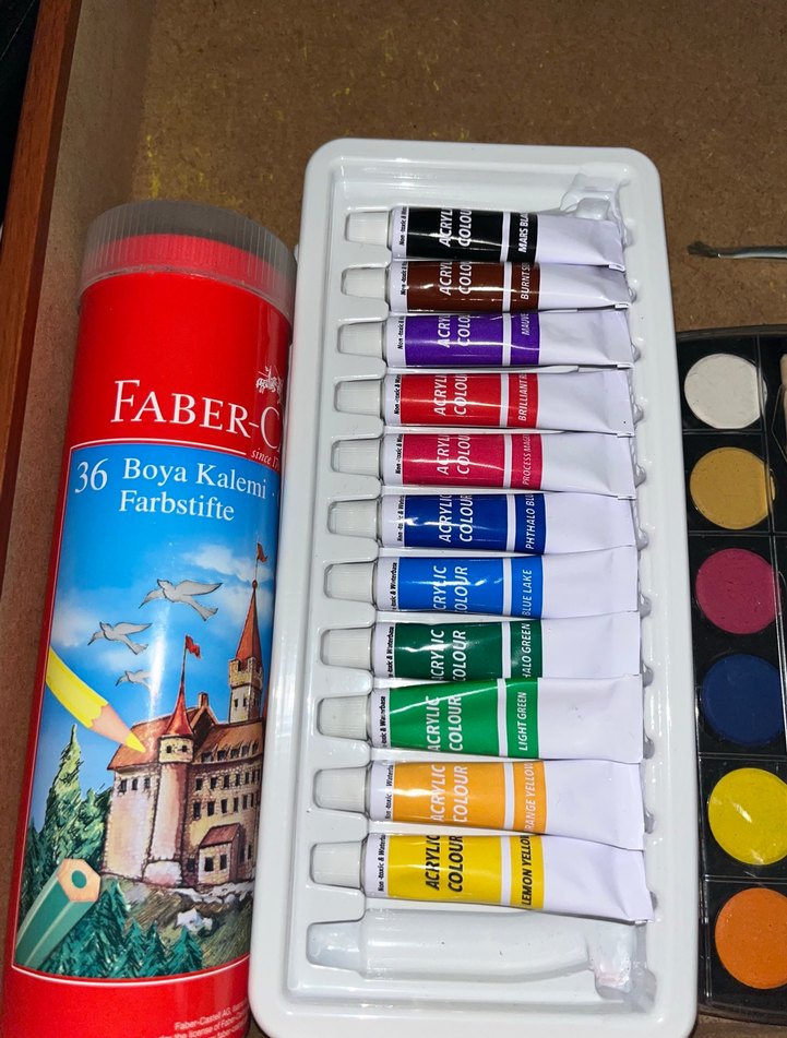 Canlı Renklerde Guaj Boya Seti - Görsel 3