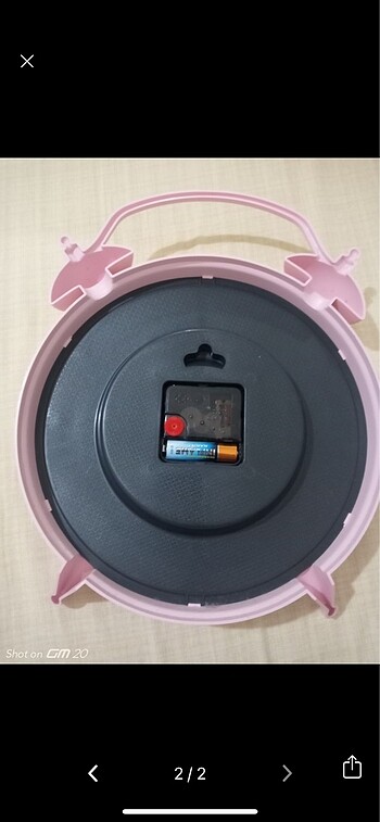 English Home Pembe masa saati