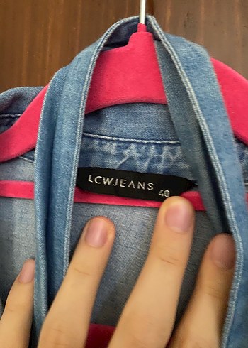 40 Beden Düğmeli Uzun Denim Elbise