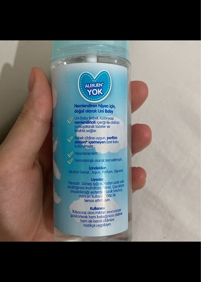 Uni Baby Bebe Kolonyası - Görsel 2