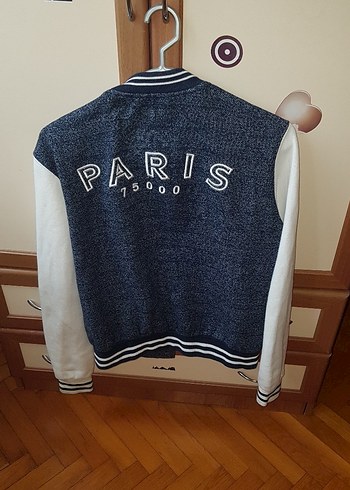 13-14 Yaş Beden Erkek Çocuk Gri Mavi Denim Ceket