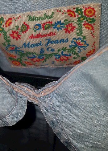 Mavi Jeans Mavi Düğmeli Kot Midi Elbise