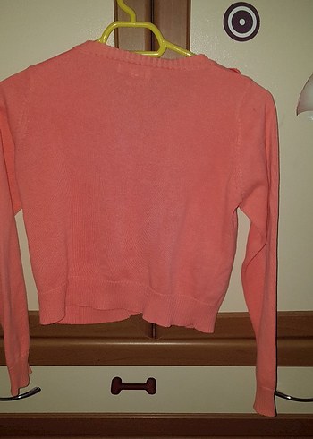 Marks & Spencer Düğmeli Pembe Kız Hırka