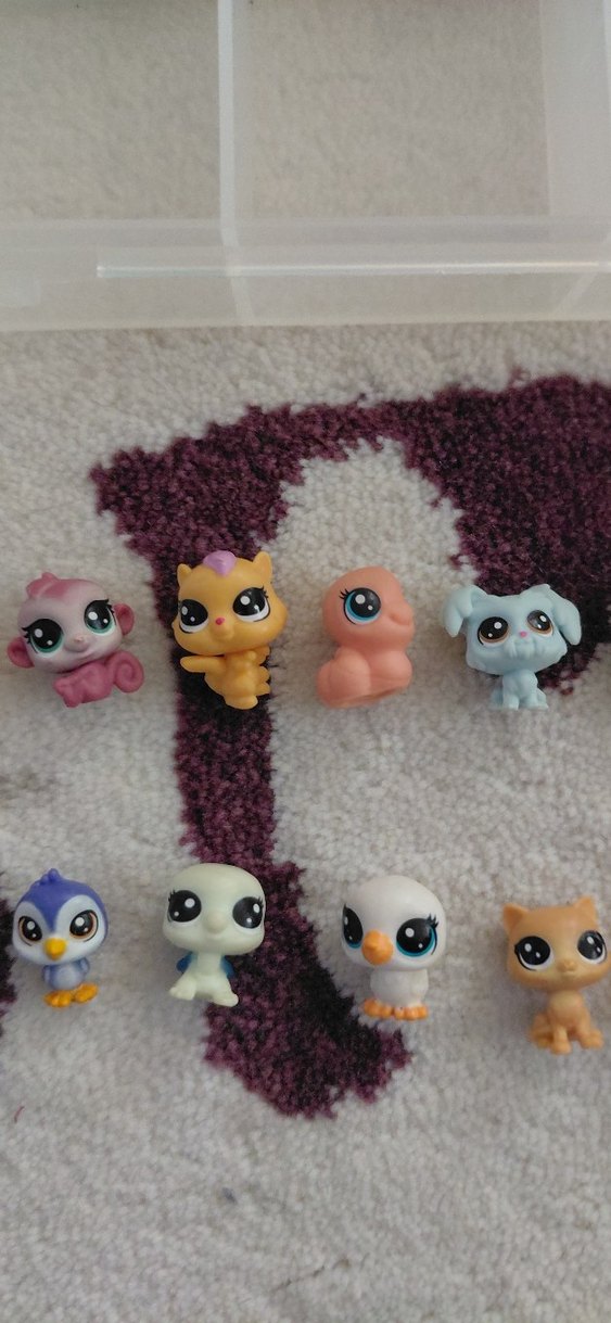 Pastel Renkli Mini Aksiyon Figürleri  17 adet yavru miniş adet - Görsel 5