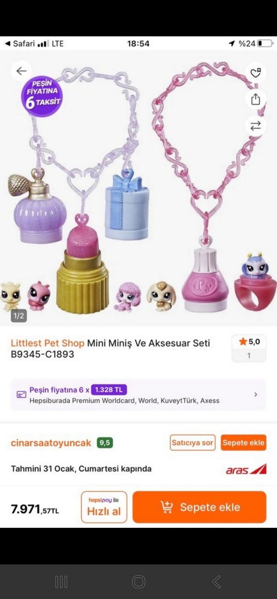 Pastel Renkli Mini Aksiyon Figürleri  17 adet yavru miniş adet - Görsel 2