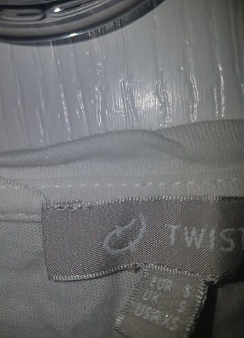 s Beden beyaz Renk Twist askılı üst