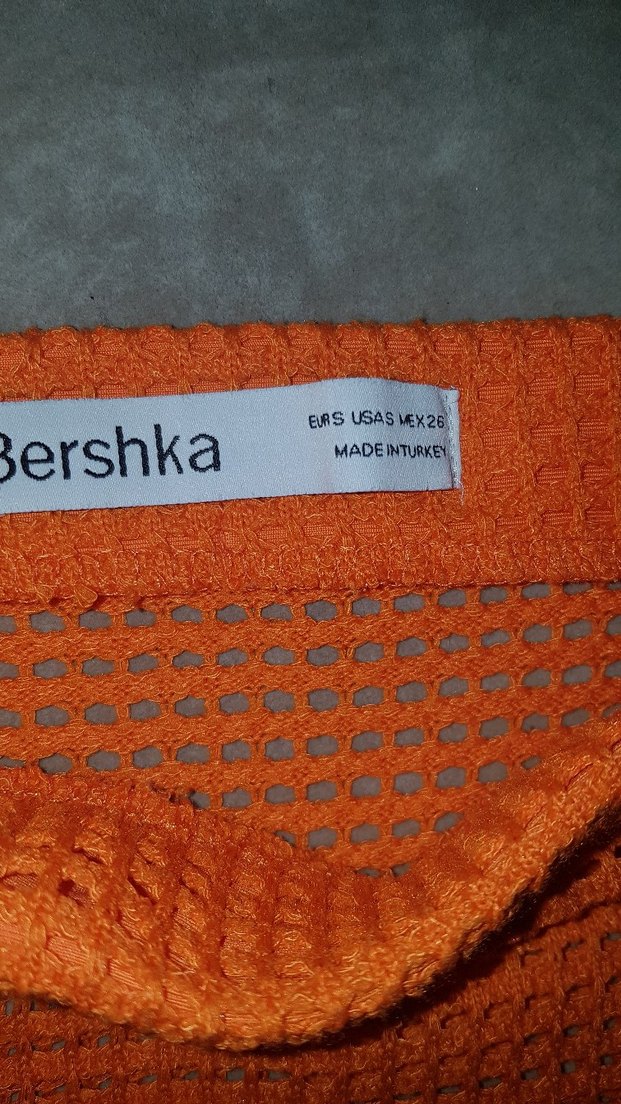 Parlak Turuncu Uzun Kadın Etek - Görsel 5