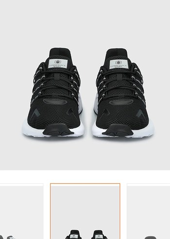 Siyah Gri Bağcıklı Erkek Spor Ayakkabı - Görsel 3