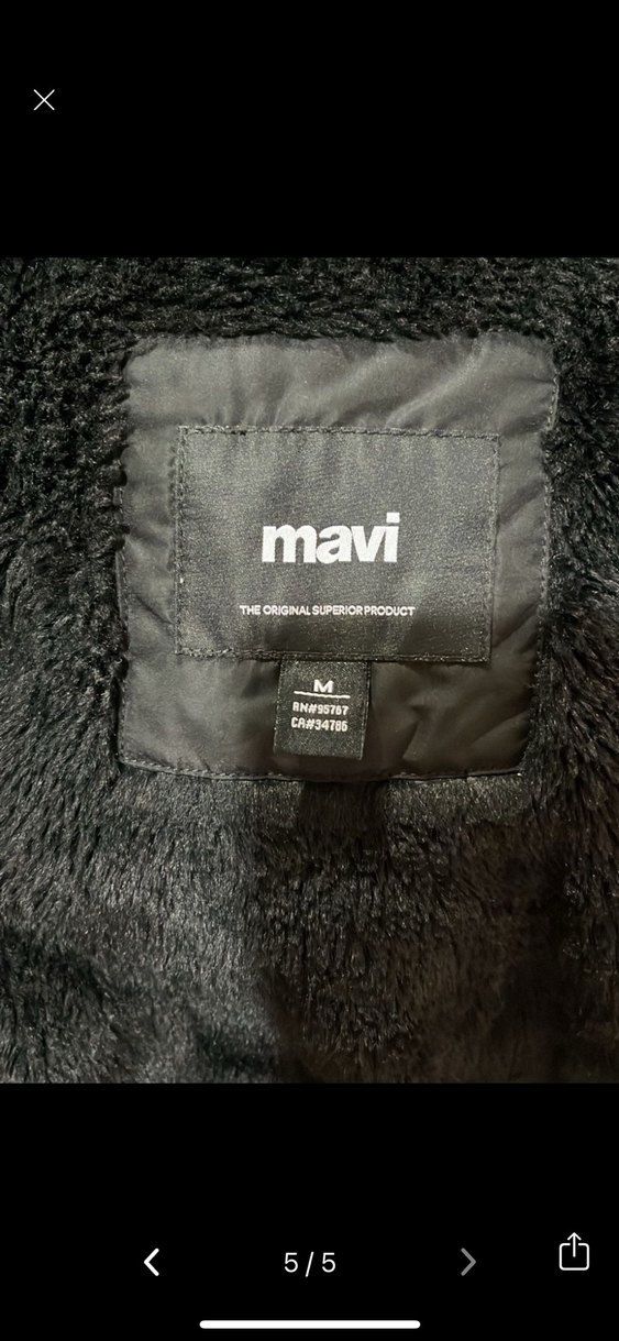 Mavi marka kaban mont - Görsel 4