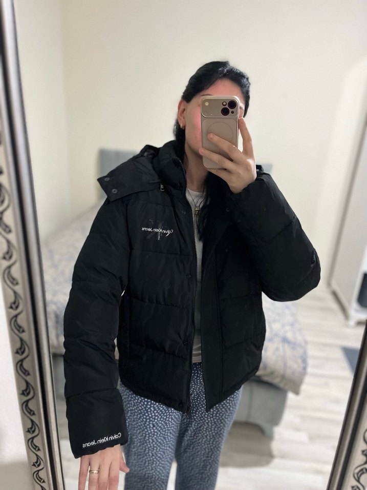 Calvin Klein Siyah Kadın mont - Görsel 2