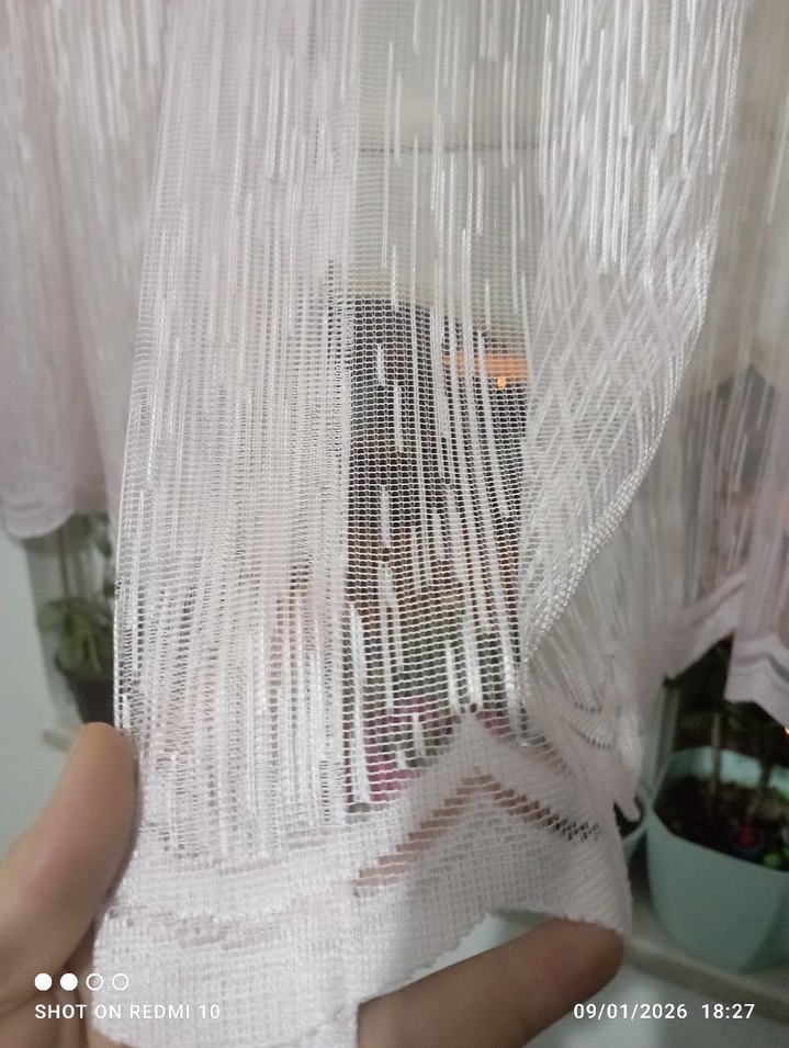 Pembe iki parça petek üsttü tül - Görsel 3