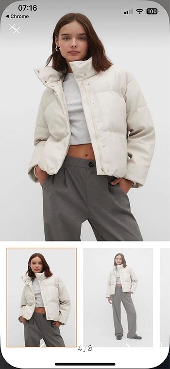Stradivarius krem mont