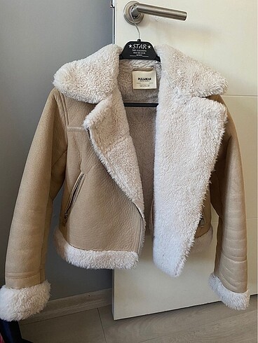 PULL BEAR İÇİ KÜRKLÜ BİKER MONT
