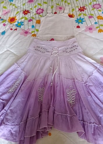 Batik renk geçişli etek