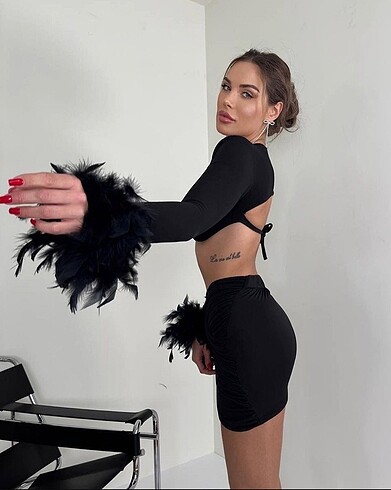 Zara Siyah etek takım