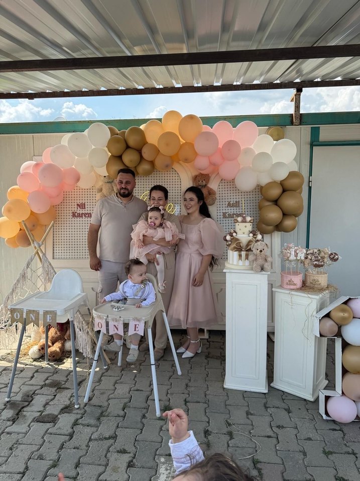 Pudra saten midi boy elbise - Görsel 5