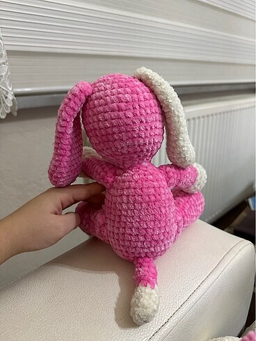  Beden Renk Pembe amigurumi köpek