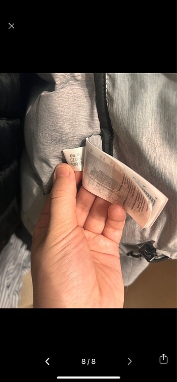 Az ve temiz kullanılmış orijinal mont - Görsel 5