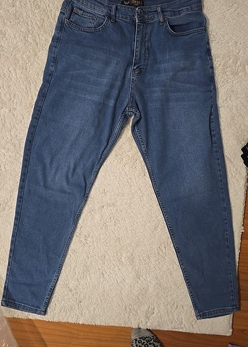 Kadın Mavi Denim Regular Fit Midi Jean