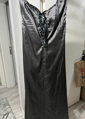 Siyah Uzun Abiye - Görsel 2