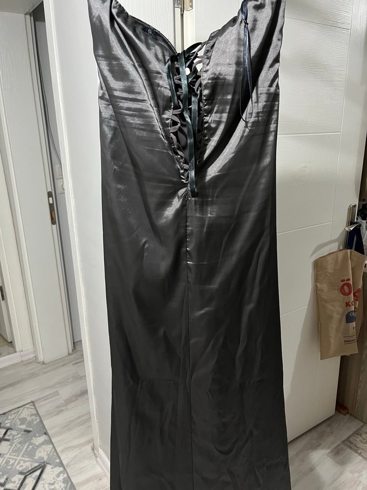 Siyah Uzun Abiye - Görsel 2