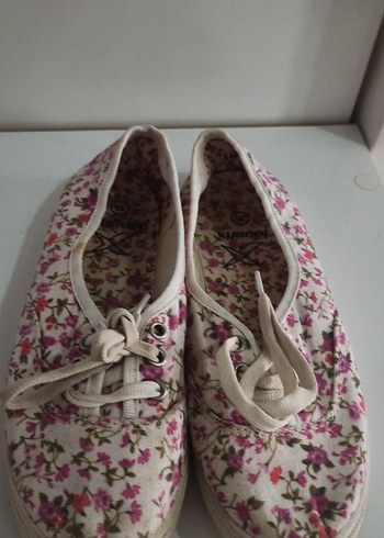 Çiçek Desenli Kadın Dolgu Topuk Espadril - Görsel 3