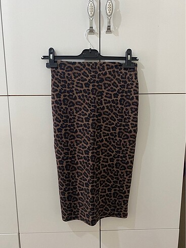 H&M leopar etek
