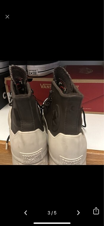 37 Beden Orijinal converse su geçirmez bot-ayakkabı
