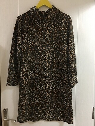 Leopar triko kazak tunik