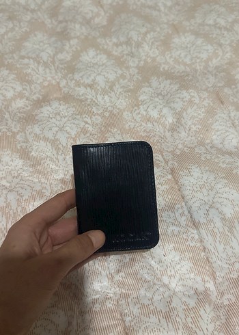 Siyah Erkek Cüzdanı, Minimalist Baskılı Tasarım - Görsel 5