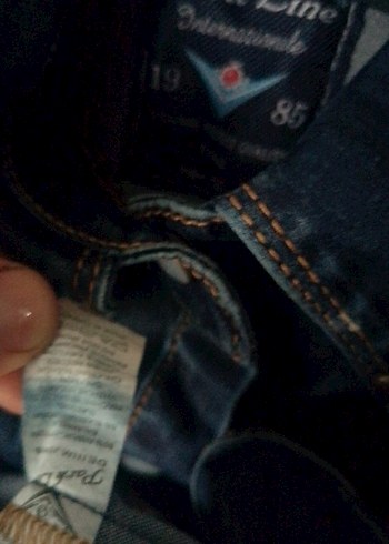 Diğer #Düğmeli Lacivert Denim Kadın Gömlek