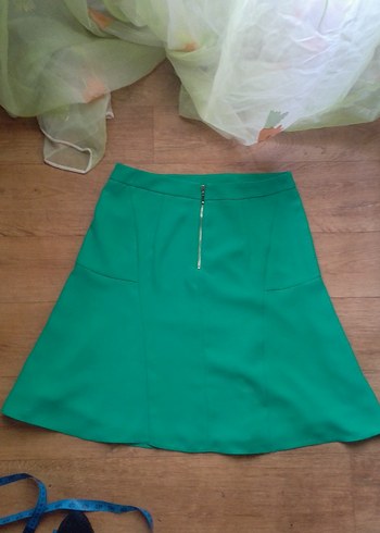 #Yeşil Midi Hamile Etek - Görsel 3