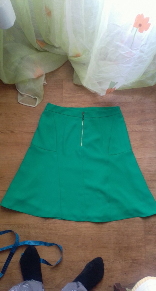 #Yeşil Midi Hamile Etek - Görsel 3