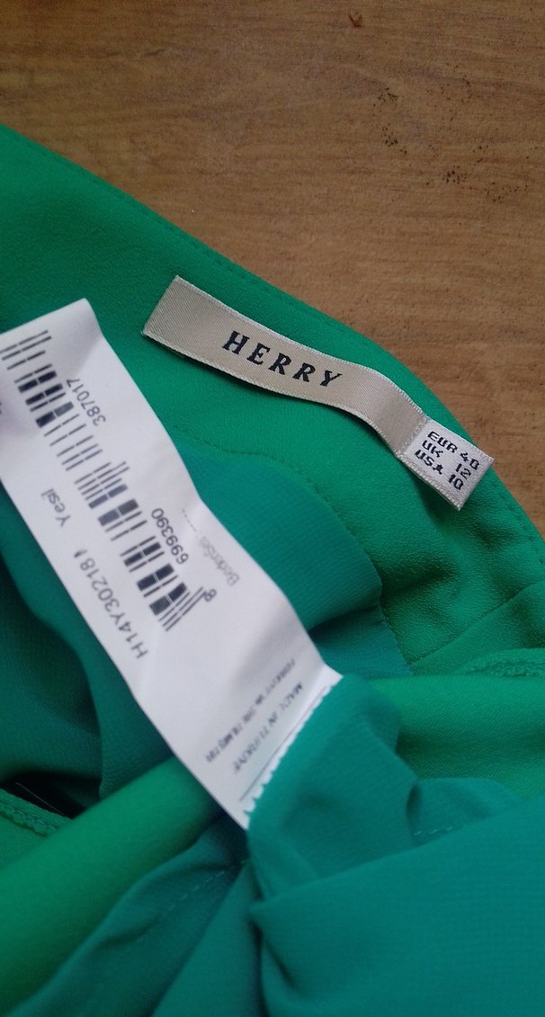 #Yeşil Midi Hamile Etek - Görsel 2