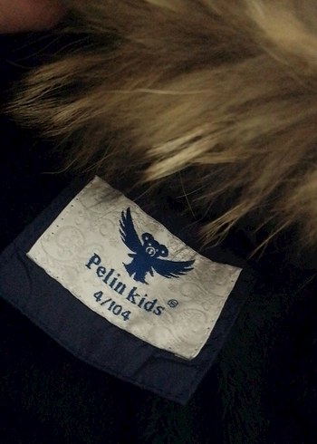 Kürk Detaylı Koyu Mavi Erkek Çocuk Mont - Görsel 3