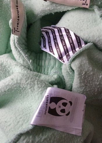 #Kızlar için Yeşil Fermuarlı Rahat Eşofman Takımı xl beden büyük - Görsel 4