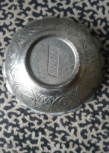 #Yılan Desenli Gri Tabak bakir - Görsel 2