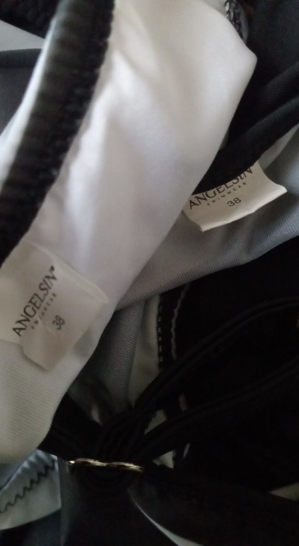 Zebra Desenli Siyah Kadın Mayo - Görsel 3