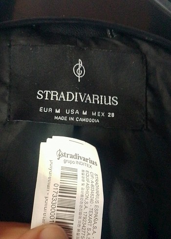 Stradivarius #Kadın Siyah Deri Biker Ceket